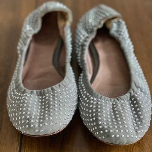 Corso Como grey studded ballet flats